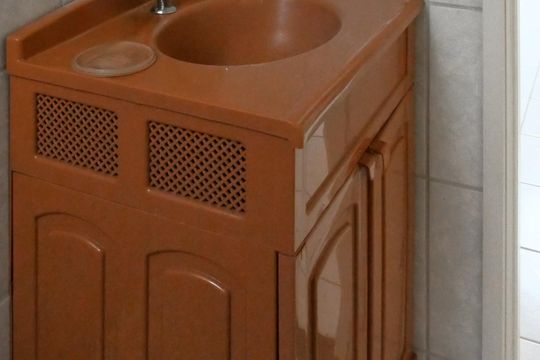 Banheiro de apartamento à venda com 2 quartos, 48m² em Jardim Belcito, São Paulo