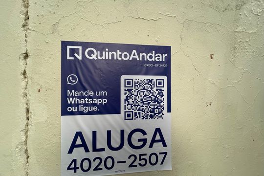 Placa de apartamento para alugar com 3 quartos, 120m² em Águas Claras, Brasília