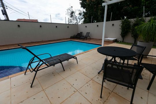 ÁREA COMUM - PISCINA de casa de condomínio à venda com 3 quartos, 160m² em Chácara São Rafael, Campinas