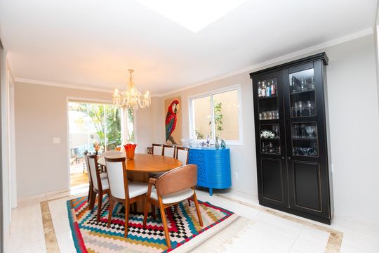 SALA DE JANTAR de casa de condomínio à venda com 3 quartos, 160m² em Chácara São Rafael, Campinas