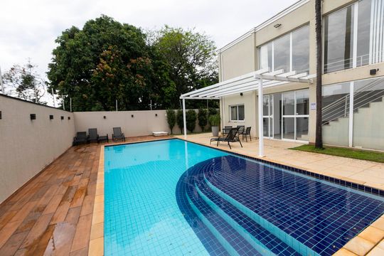 ÁREA COMUM - PISCINA de casa de condomínio à venda com 3 quartos, 160m² em Chácara São Rafael, Campinas