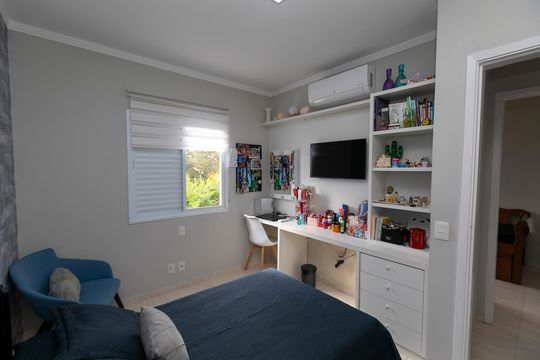 QUARTO Nº 2 de casa de condomínio à venda com 3 quartos, 160m² em Chácara São Rafael, Campinas