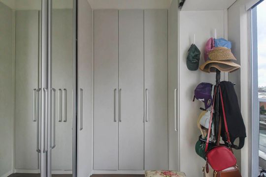 Closet de casa para alugar com 2 quartos, 110m² em Vila Bancaria, São Paulo