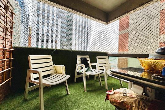 Sacada de apartamento à venda com 1 quarto, 55m² em Alphaville Industrial, Barueri