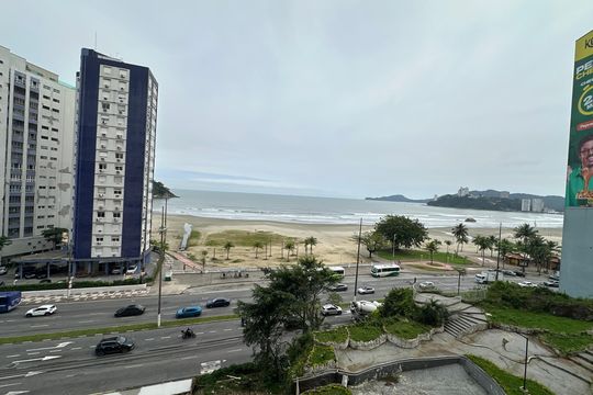 Vista do Quarto de apartamento para alugar com 1 quarto, 59m² em Centro, São Vicente