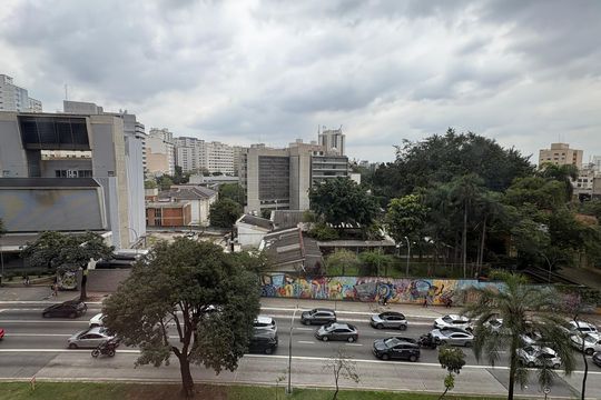 Vista de kitnet/studio para alugar com 1 quarto, 32m² em Consolação, São Paulo