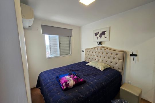 Quarto 1 de apartamento para alugar com 2 quartos, 44m² em Residencial Villa Garden, Campinas