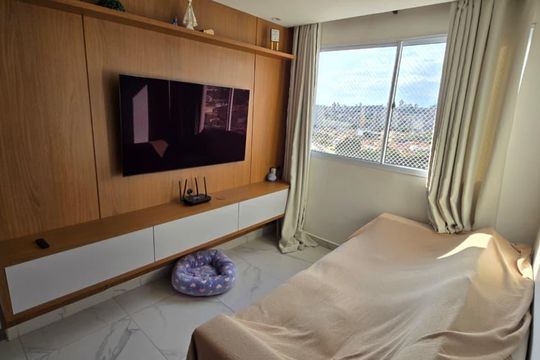 Sala de apartamento para alugar com 2 quartos, 44m² em Residencial Villa Garden, Campinas