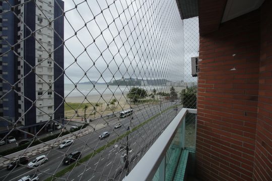 Varanda da Suíte  de apartamento para alugar com 2 quartos, 116m² em José Menino, Santos