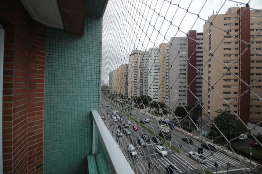 Varanda da Suíte  de apartamento para alugar com 2 quartos, 116m² em José Menino, Santos