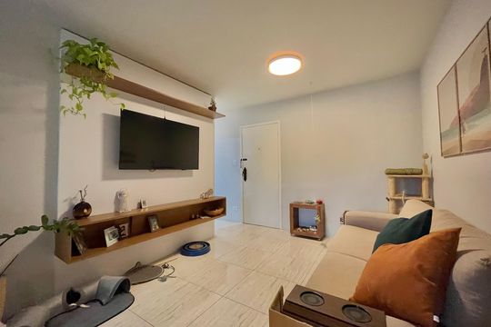 Sala de apartamento para alugar com 2 quartos, 83m² em Jardim Oriental, São Paulo