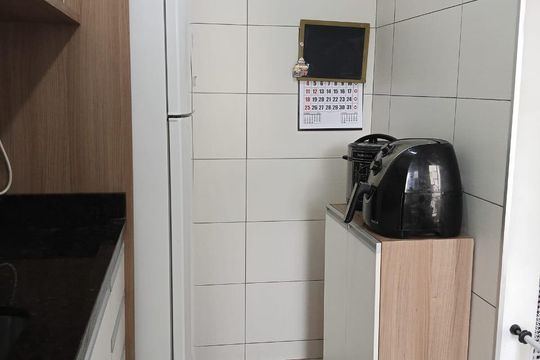 Cozinha de apartamento à venda com 2 quartos, 49m² em Fazenda Aricanduva, São Paulo