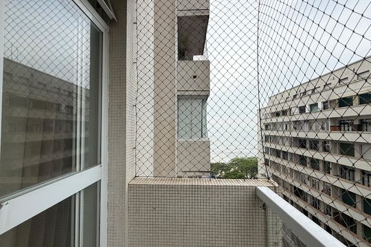 Varanda de apartamento para alugar com 4 quartos, 115m² em Centro, Guarujá