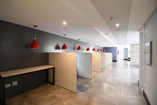Área comum - Coworking de kitnet/studio à venda com 1 quarto, 17m² em Centro, Curitiba
