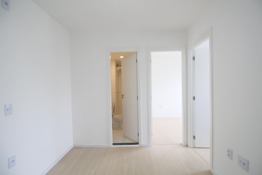 Sala e Cozinha de kitnet/studio à venda com 2 quartos, 28m² em Vila Andrade, São Paulo