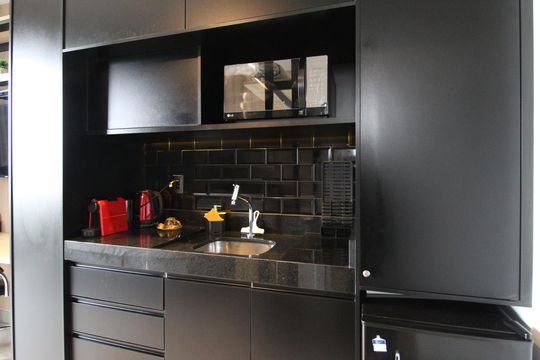 Cozinha de kitnet/studio à venda com 1 quarto, 30m² em Vila Olímpia, São Paulo