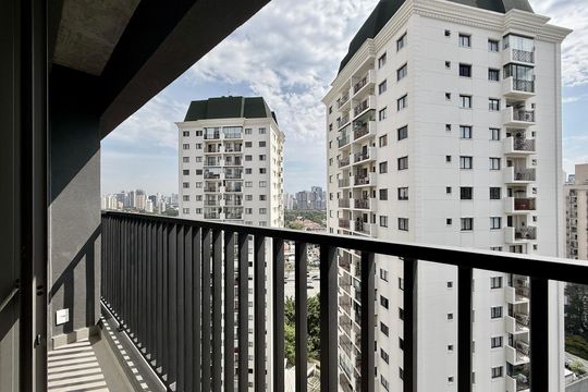 Sacada de kitnet/studio à venda com 1 quarto, 24m² em Vila Olímpia, São Paulo
