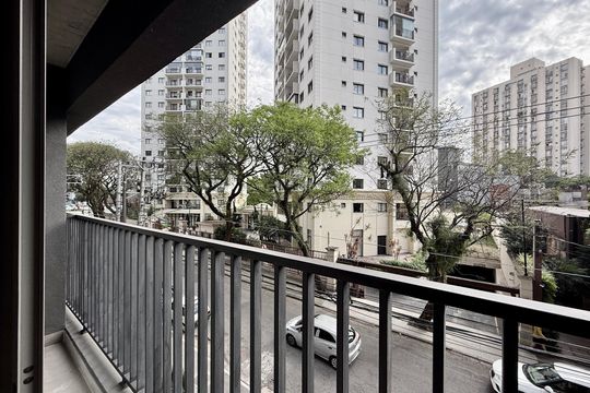 Sacada de kitnet/studio à venda com 1 quarto, 24m² em Vila Olímpia, São Paulo