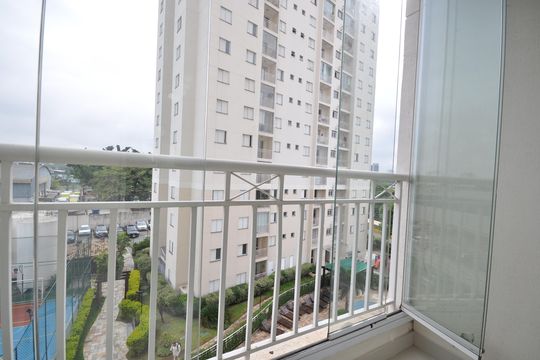 Sacada da Sala de apartamento para alugar com 2 quartos, 60m² em Vila Guilherme, São Paulo
