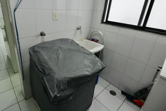 Cozinha e Área de Serviço de apartamento para alugar com 2 quartos, 80m² em Estuário, Santos