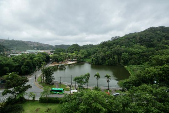 Vista da Varanda de apartamento para alugar com 3 quartos, 62m² em Morro Nova Cintra, Santos