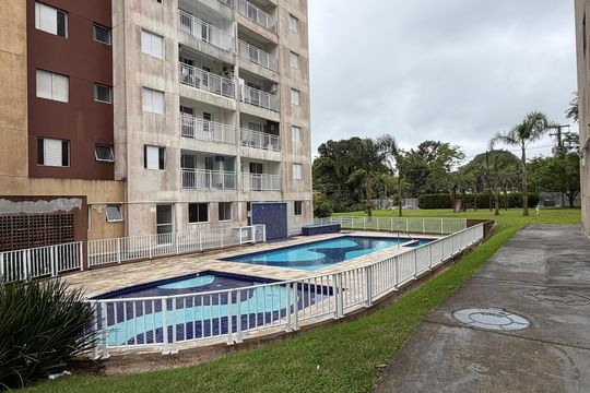 Área comum - Piscina de apartamento para alugar com 3 quartos, 62m² em Morro Nova Cintra, Santos