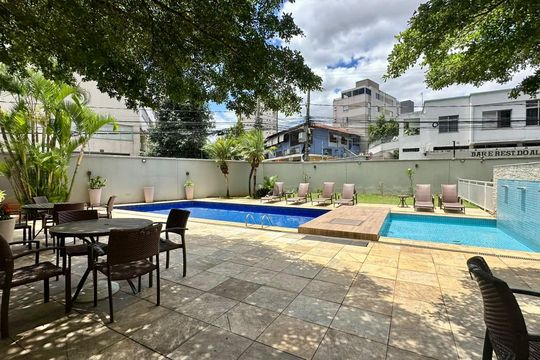 Área comum - Piscina de apartamento à venda com 3 quartos, 100m² em Pampulha, Belo Horizonte