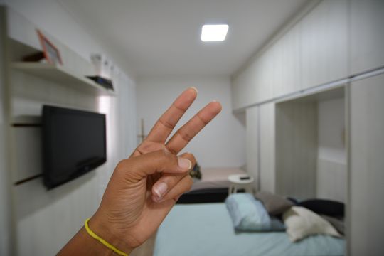 QUARTO 2 (SUÍTE) de casa para alugar com 2 quartos, 75m² em Jardim Bonfiglioli, São Paulo