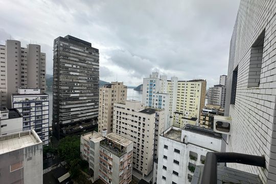 Vista da Varanda de apartamento para alugar com 2 quartos, 65m² em Itararé, São Vicente