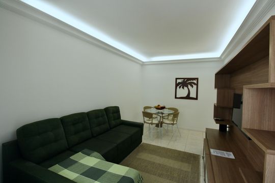 Sala de apartamento para alugar com 2 quartos, 80m² em Embaré, Santos
