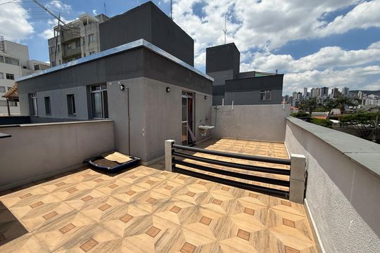 Área da cobertura  de apartamento para alugar com 3 quartos, 186m² em Cinquentenario, Belo Horizonte