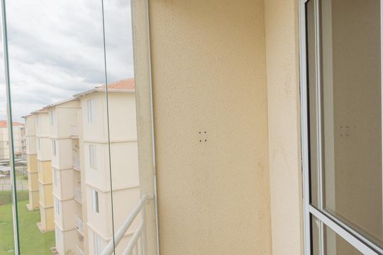 Sacada da Sala de apartamento para alugar com 3 quartos, 58m² em Parque Jambeiro, Campinas