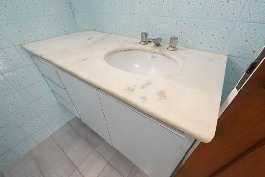 Banheiro de apartamento à venda com 3 quartos, 111m² em Bosque da Saúde, São Paulo