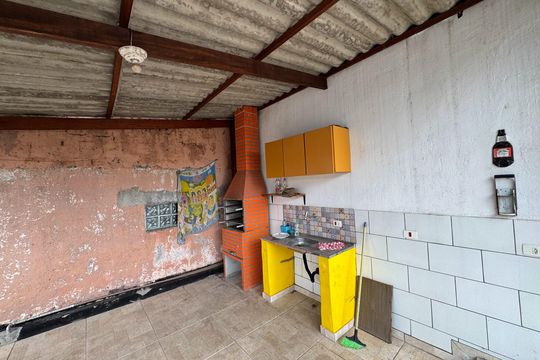 Área - Churrasqueira de casa à venda com 2 quartos, 156m² em Parque Selecta, São Bernardo do Campo