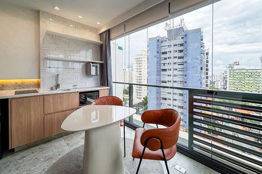 Apartamento para alugar com 1 quarto, 35m² em Pinheiros, São Paulo