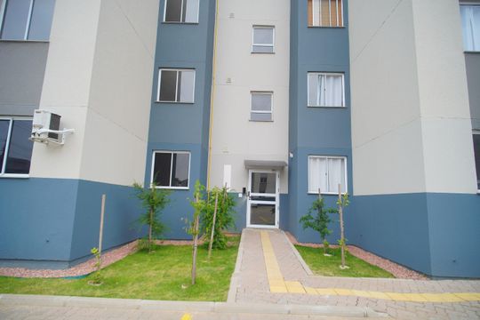 Fachada do bloco de apartamento para alugar com 2 quartos, 44m² em Canudos, Novo Hamburgo