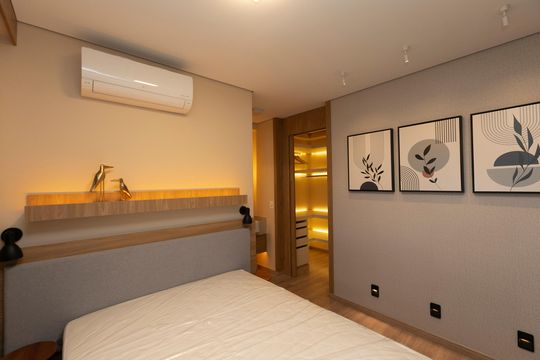 QUARTO de apartamento à venda com 1 quarto, 43m² em Bosque, Campinas
