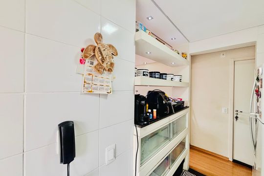 Cozinha de apartamento para alugar com 2 quartos, 44m² em Vila Nova Curuca, São Paulo