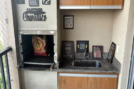 Varanda de apartamento à venda com 3 quartos, 60m² em Parque Fazendinha, Campinas