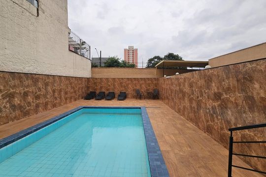 Área comum de apartamento para alugar com 1 quarto, 38m² em Vila Domitila, São Paulo