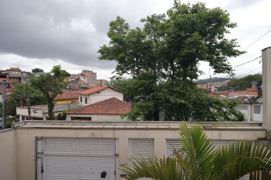 Vista da Sacada do Quarto 2 de apartamento para alugar com 2 quartos, 51m² em Jardim Silvana, Santo André