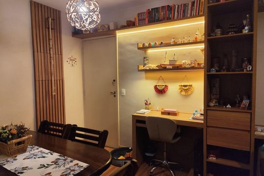 Sala de apartamento para alugar com 2 quartos, 57m² em Parque das Camelias, Campinas