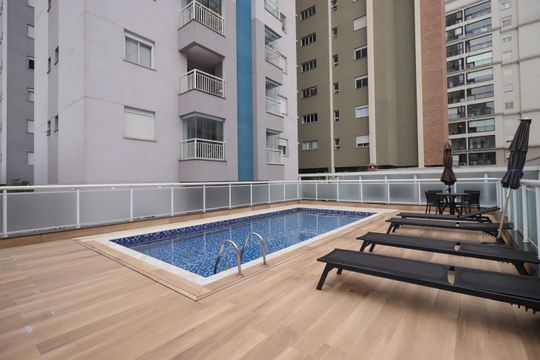 Área Comum - Piscina de apartamento para alugar com 2 quartos, 65m² em Campestre, Santo André