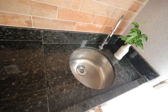 Varanda Gourmet - Pia de apartamento para alugar com 2 quartos, 65m² em Campestre, Santo André