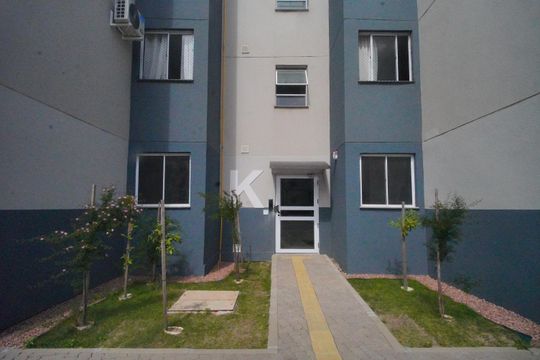 Fachada do bloco de apartamento para alugar com 2 quartos, 44m² em Canudos, Novo Hamburgo
