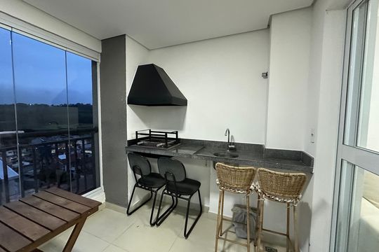 Varanda da Sala de apartamento à venda com 3 quartos, 75m² em Jardim Timbauhy, Barueri