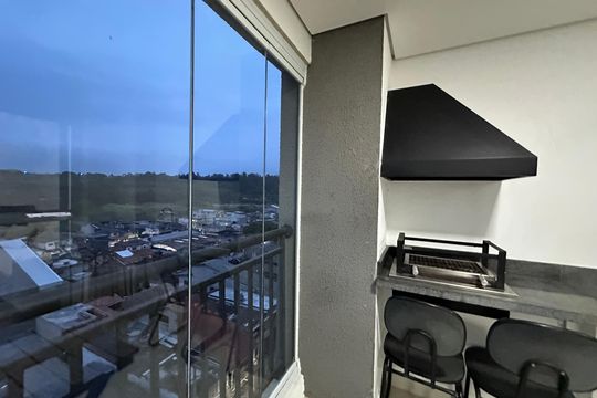 Varanda da Sala de apartamento à venda com 3 quartos, 75m² em Jardim Timbauhy, Barueri