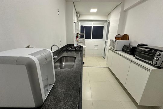 Cozinha de apartamento à venda com 3 quartos, 75m² em Jardim Timbauhy, Barueri