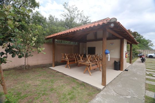 Área comum - Churrasqueira de apartamento para alugar com 2 quartos, 48m² em Jardim Betânia, Cachoeirinha