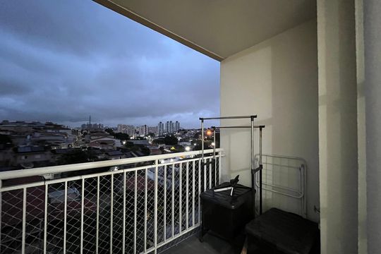Varanda da Sala de apartamento para alugar com 1 quarto, 64m² em Nossa Senhora do O, São Paulo